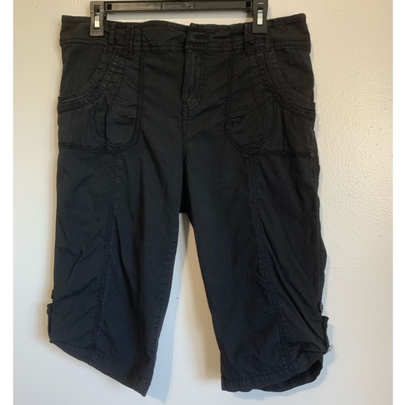 Anthropologie Pants - Anthropologie Marrakech Black Bermuda Hiking Outdoor Shorts High Rise 12 Women
